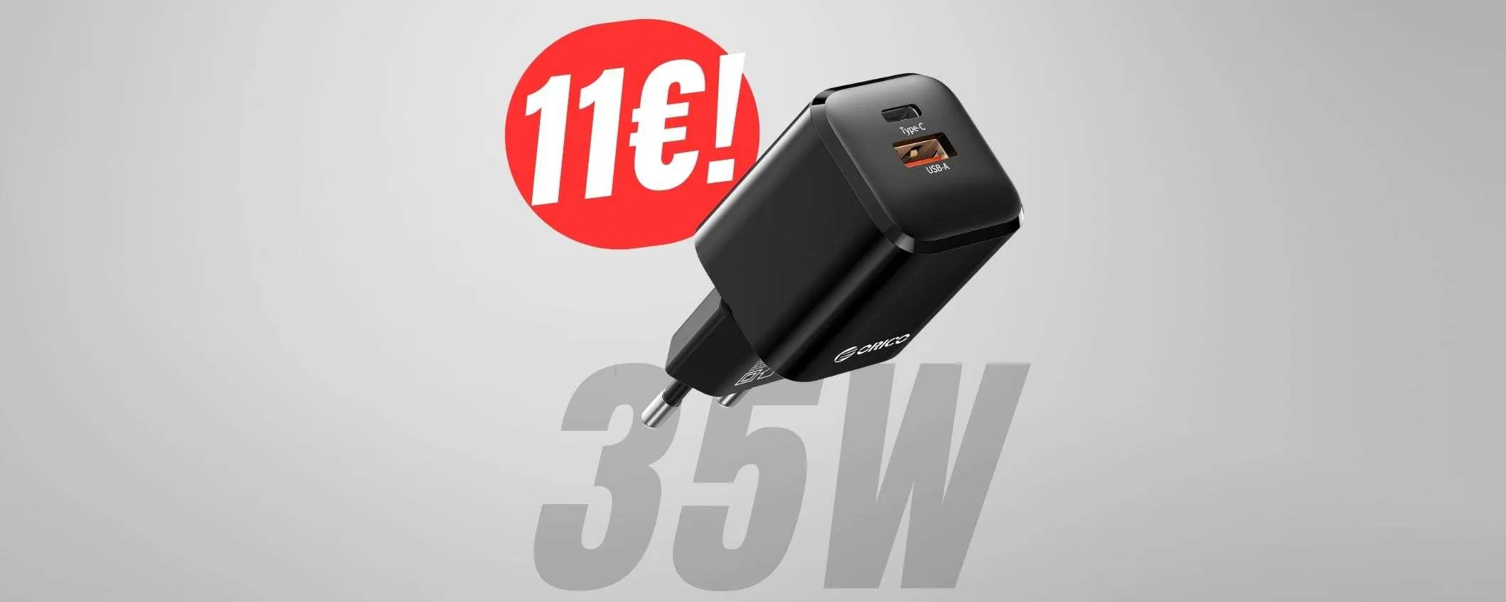 Caricatore da 35W a soli 11€? Sì, grazie al COUPON Amazon!