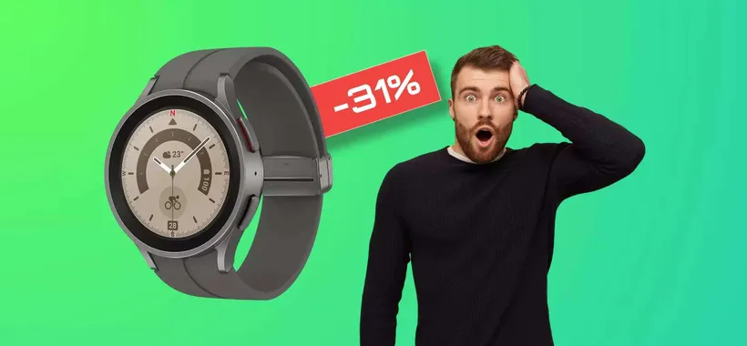 Galaxy Watch 5 Pro: oggi puoi acquistarlo ad un prezzo mai visto (-31%)