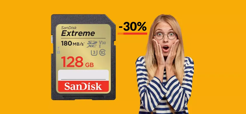 Scheda SD 128GB SanDisk: vero PORTENTO a poco più di 30€