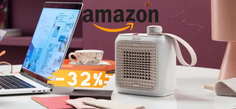 È tornato il mini termoventilatore De'Longhi in SUPER SCONTO (-32%)