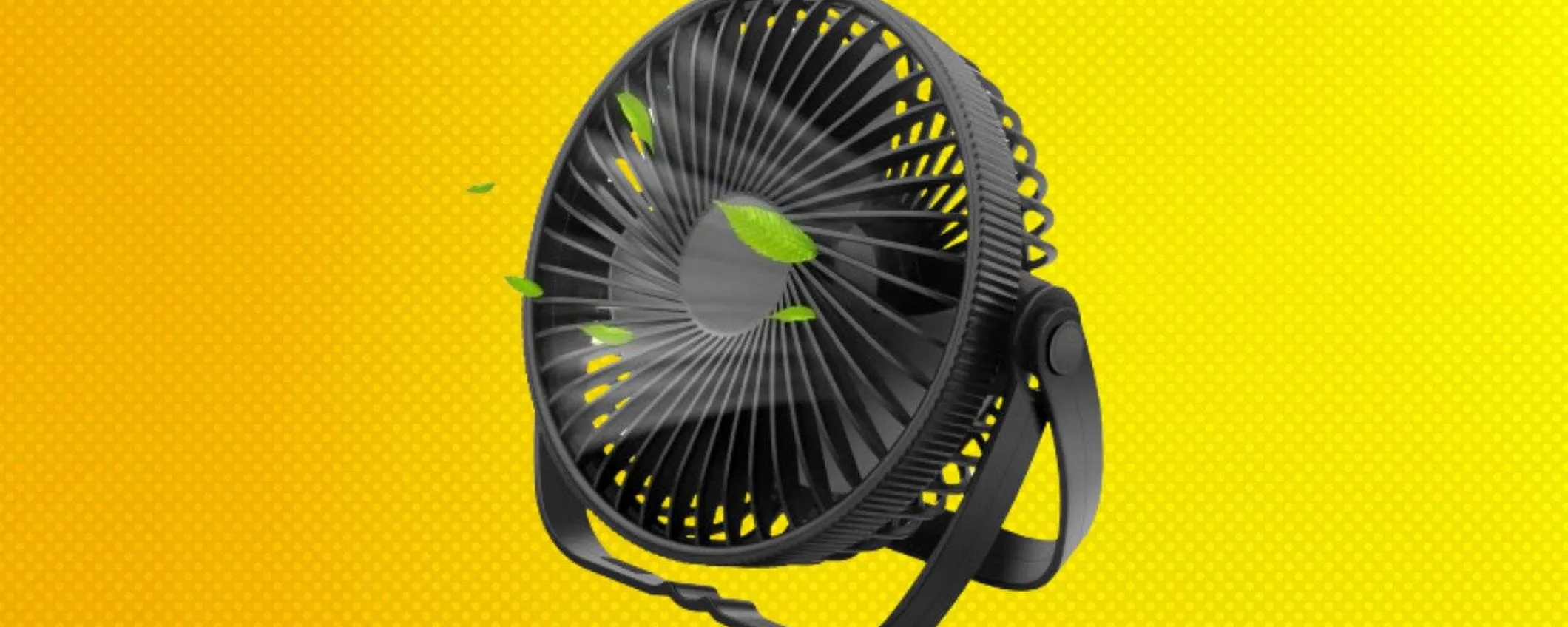 Ventilatore da scrivania in offerta a PREZZO STRACCIATO: solo 13,65€