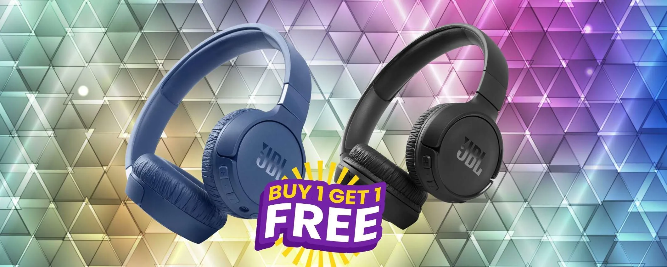 JBL Tune 660BTNC + JBL Tune 510BT: due cuffie wireless a meno del prezzo di una