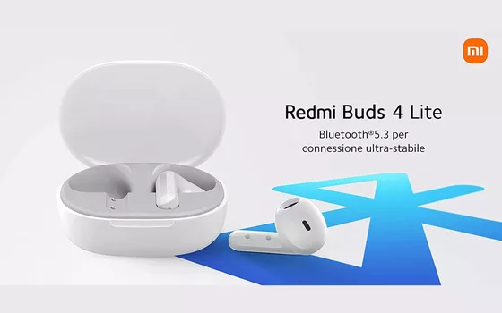 Xiaomi Redmi Buds 4 Lite a 26€: l'ultima novità costa NIENTE (Amazon)