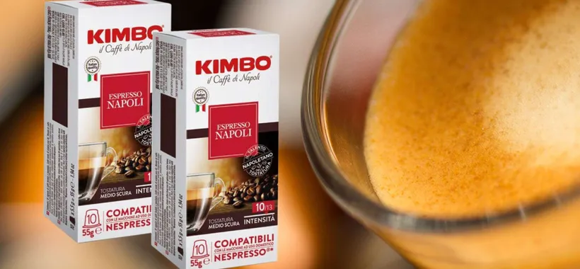 Kimbo promo WOW: capsule compatibili Nespresso a 0,16€ l'una