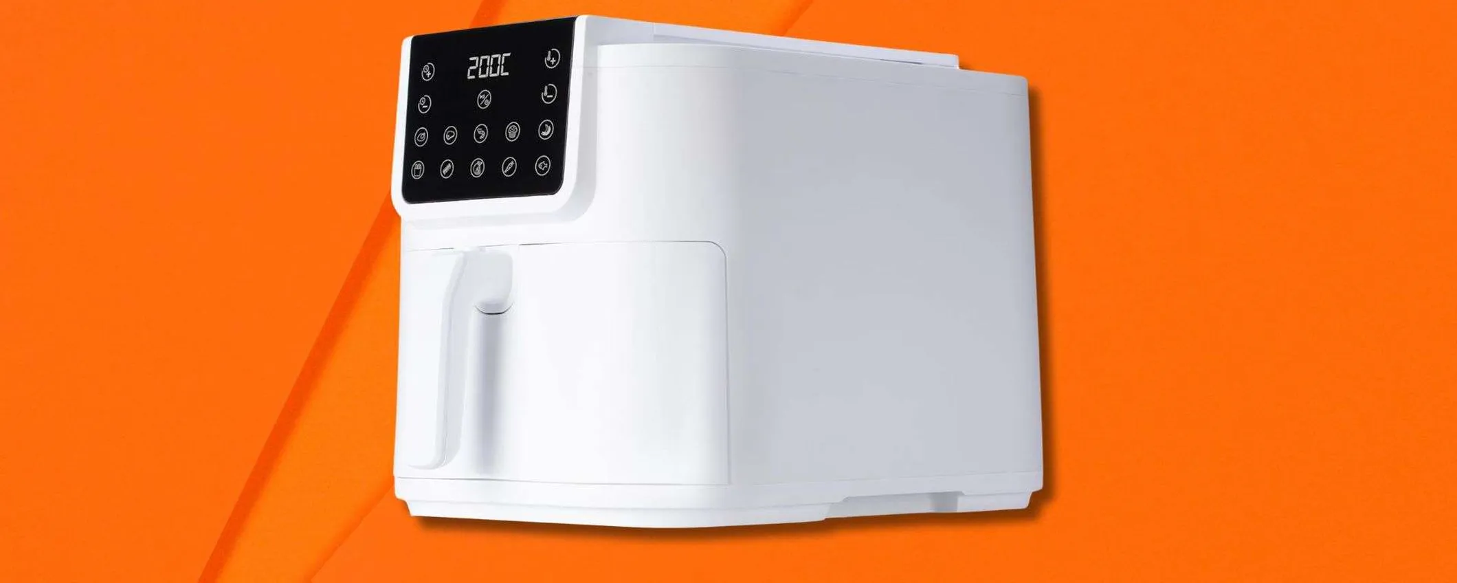 Ardes Friggisana Infinity 8L in offerta a 69€: friggitrice ad aria digitale da 8 litri a -31%