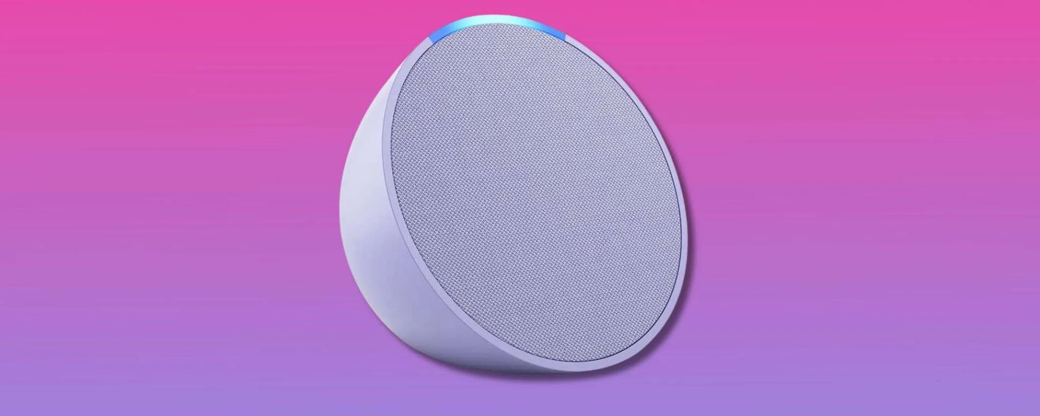 Echo Pop Lavanda a 34,99€: sconto del 36% sul mini speaker Alexa compatto