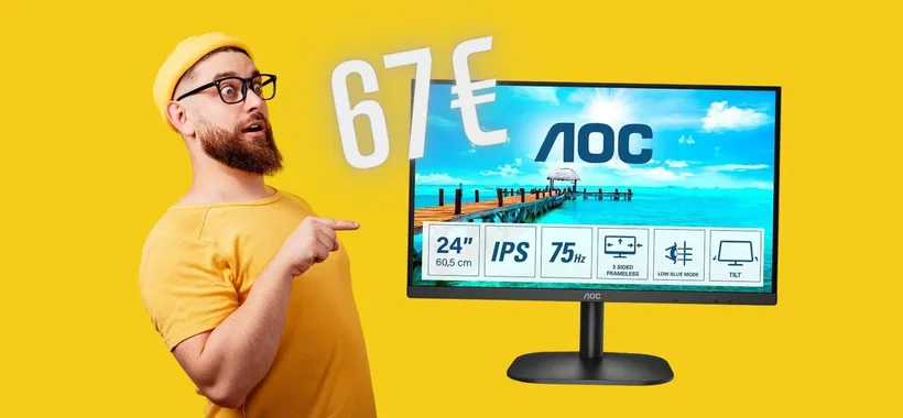PREZZO REGALO Amazon per questo monitor AOC da 23,8 pollici (solo 67€)