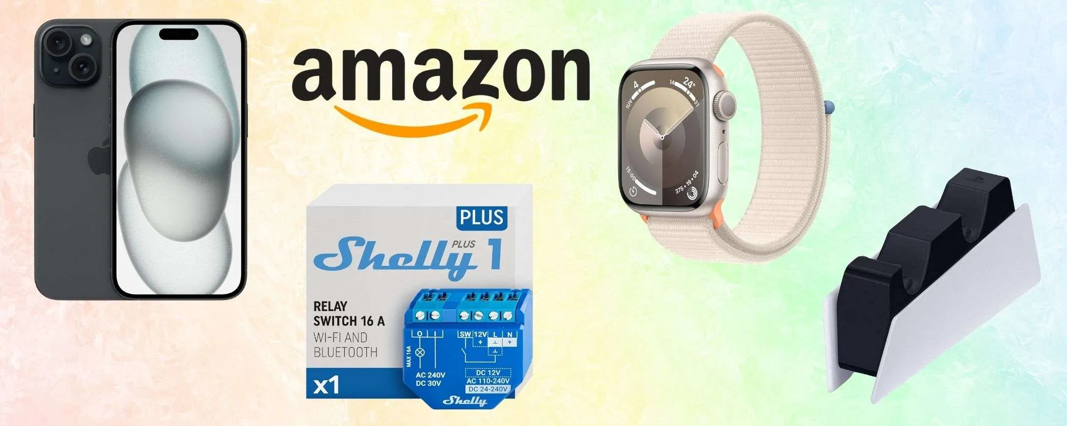 Amazon SHOW TECH: le migliori offerte del giorno su Apple, PlayStation, Shelly, Samsung e non solo
