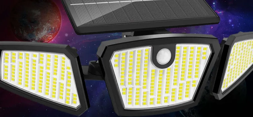 Dimentica gli altri fari solari con questa BESTIA da 350 LED a 21€