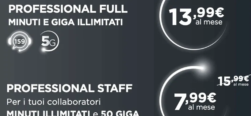 Promo Restart WINDTRE per Partita IVA da 7,99€
