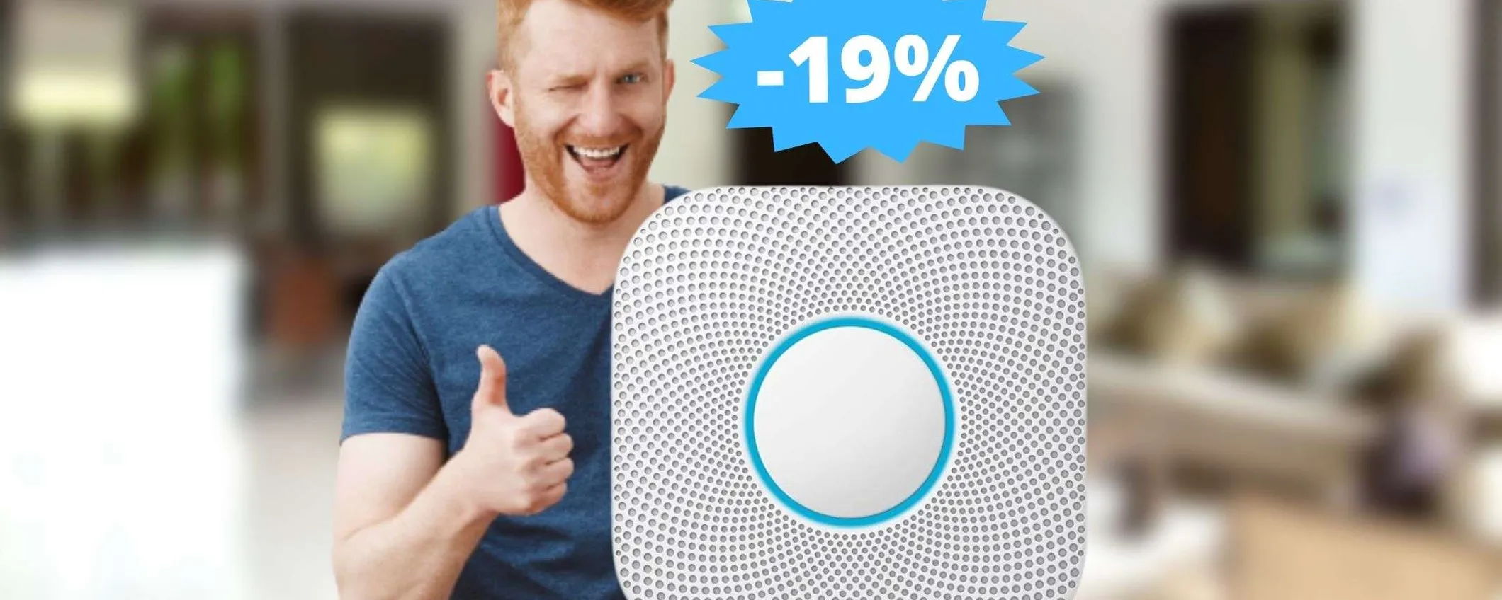 Google Nest Protect: sicurezza smart in MEGA sconto (-19%)