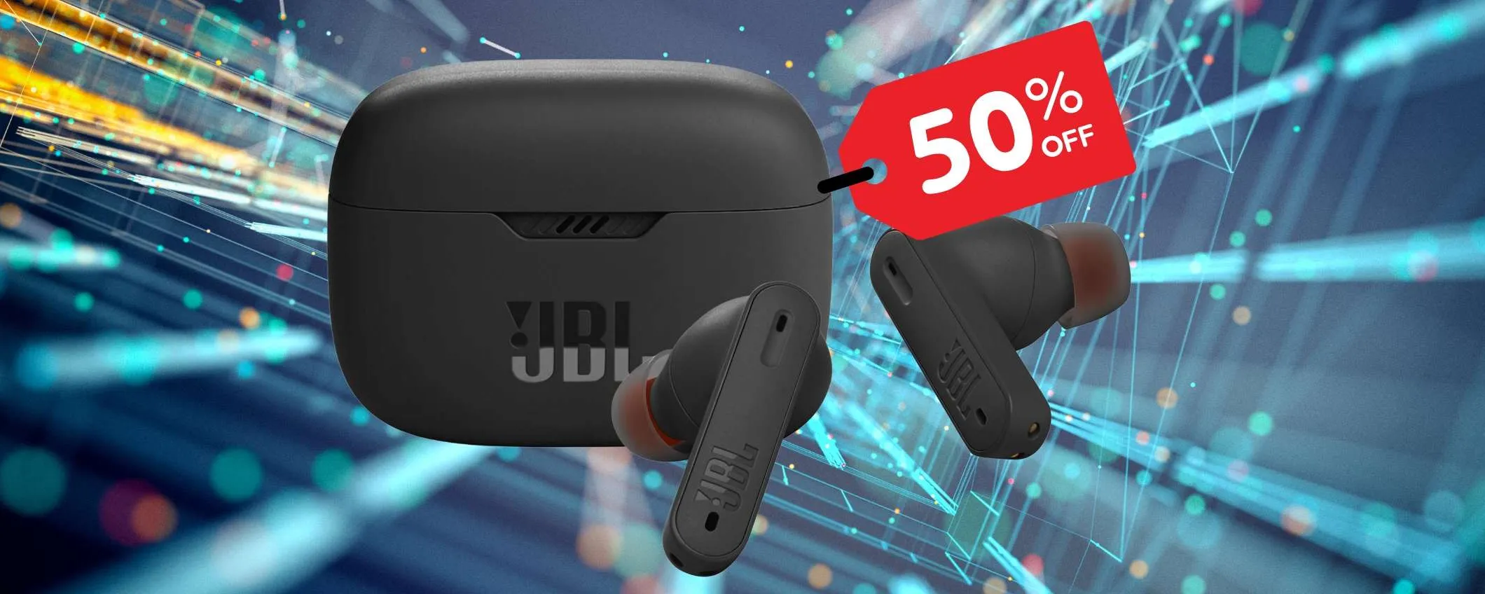 Auricolari wireless JBL TUNE 230NC TWS a METÀ PREZZO su Amazon