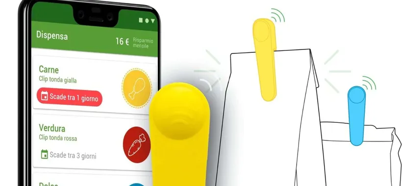 Basta cibi scaduti: la clip SMART ti ricorda le scadenze (4pz 14€)