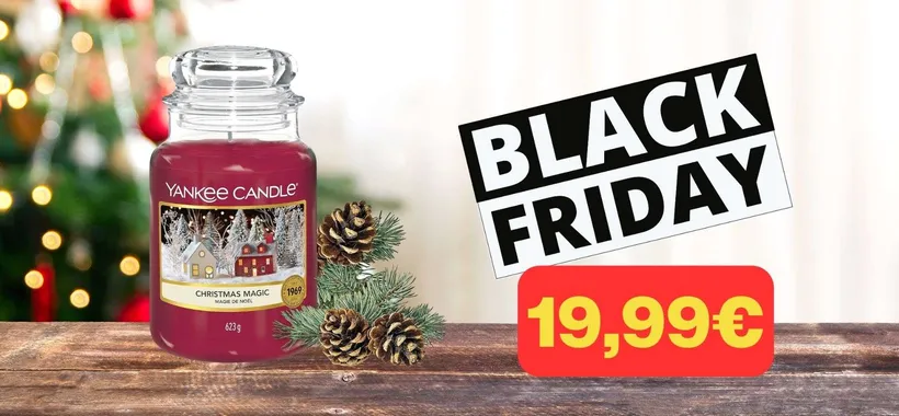 Yankee Candle in SVENDITA Amazon: 19,99 euro e la casa profuma di Natale