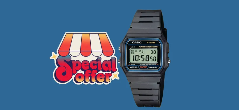 Orologio Casio, un'icona senza tempo, leggero, resistente e intramontabile