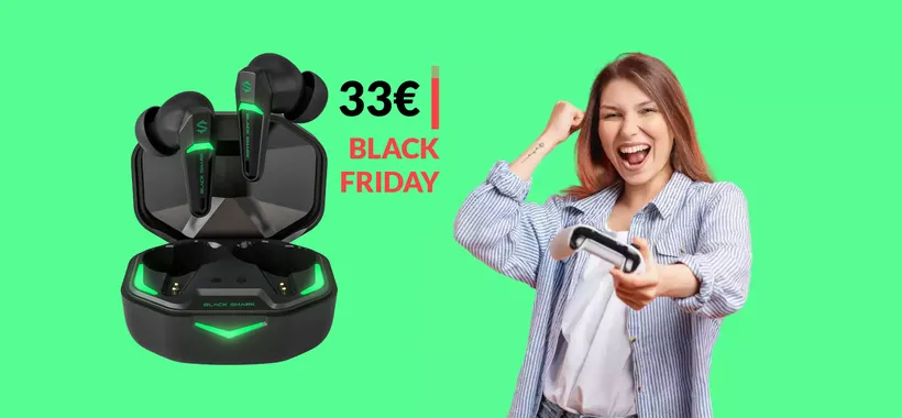 Auricolari gaming dal suono mozzafiato: 33€ con il Black Friday