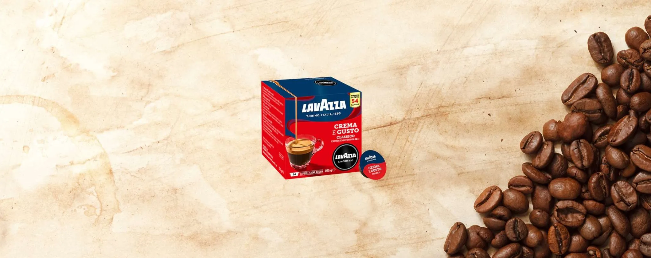 216 Capsule Caffè Lavazza A Modo Mio a soli 39,99€