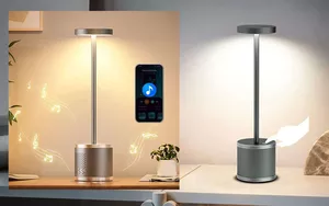 Lampada wireless di design con speaker Bluetooth a 19€: MAGNIFICA