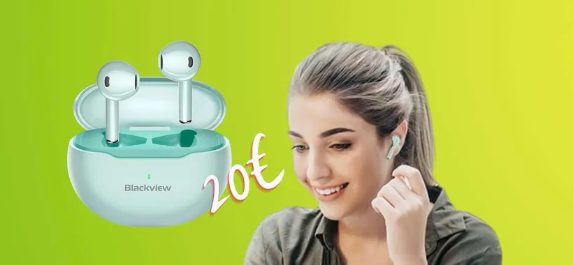 Blackview: auricolari Bluetooth MERAVIGLIOSI a 20€ su Amazon