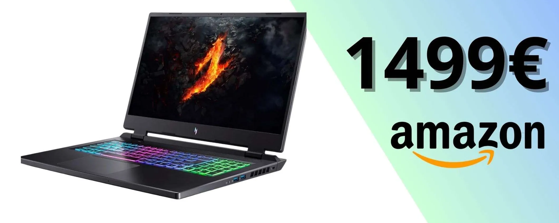 Acer Nitro 17 con Ryzen 9 e RTX 4060: potenza estrema in offerta