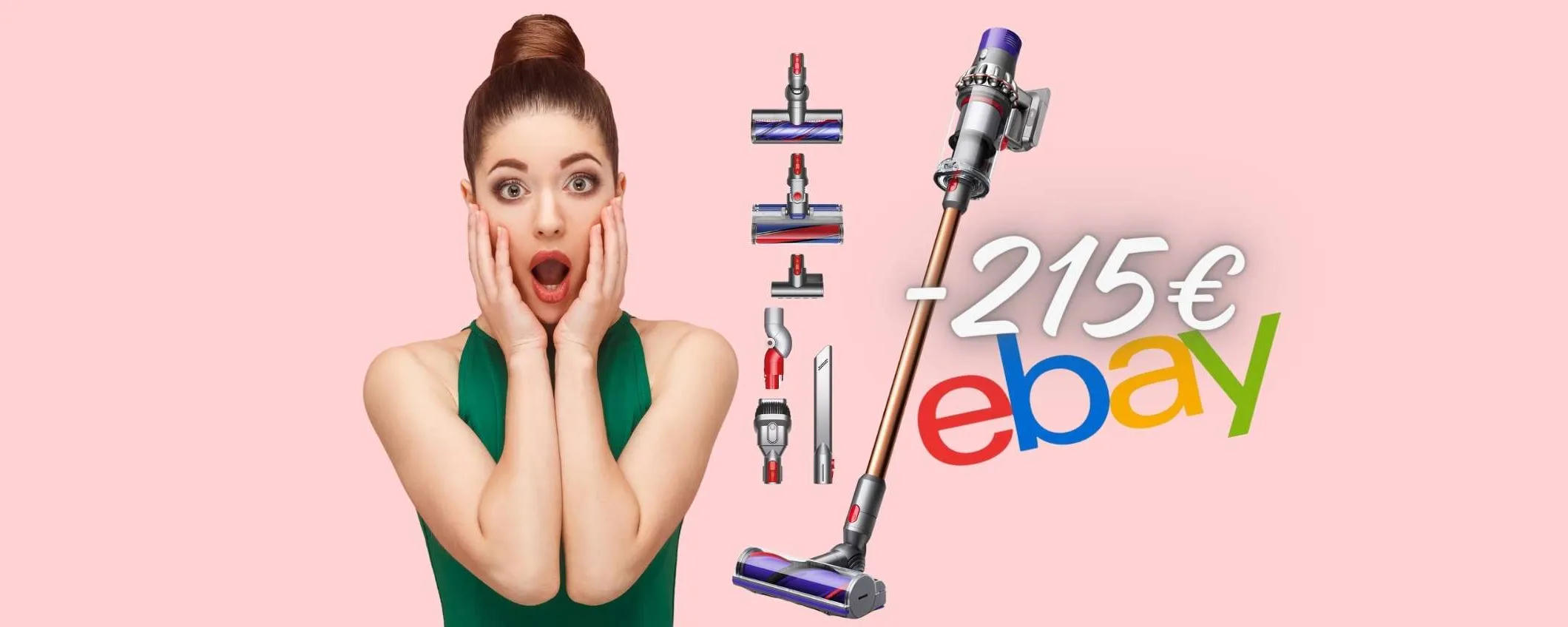 Dyson Cyclone V10 Absolute in OFFERTA su eBay: RISMPARMI 215€