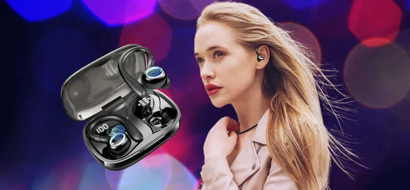 Auricolari Bluetooth impermeabili e con gancetti stabili perfetti per lo sport