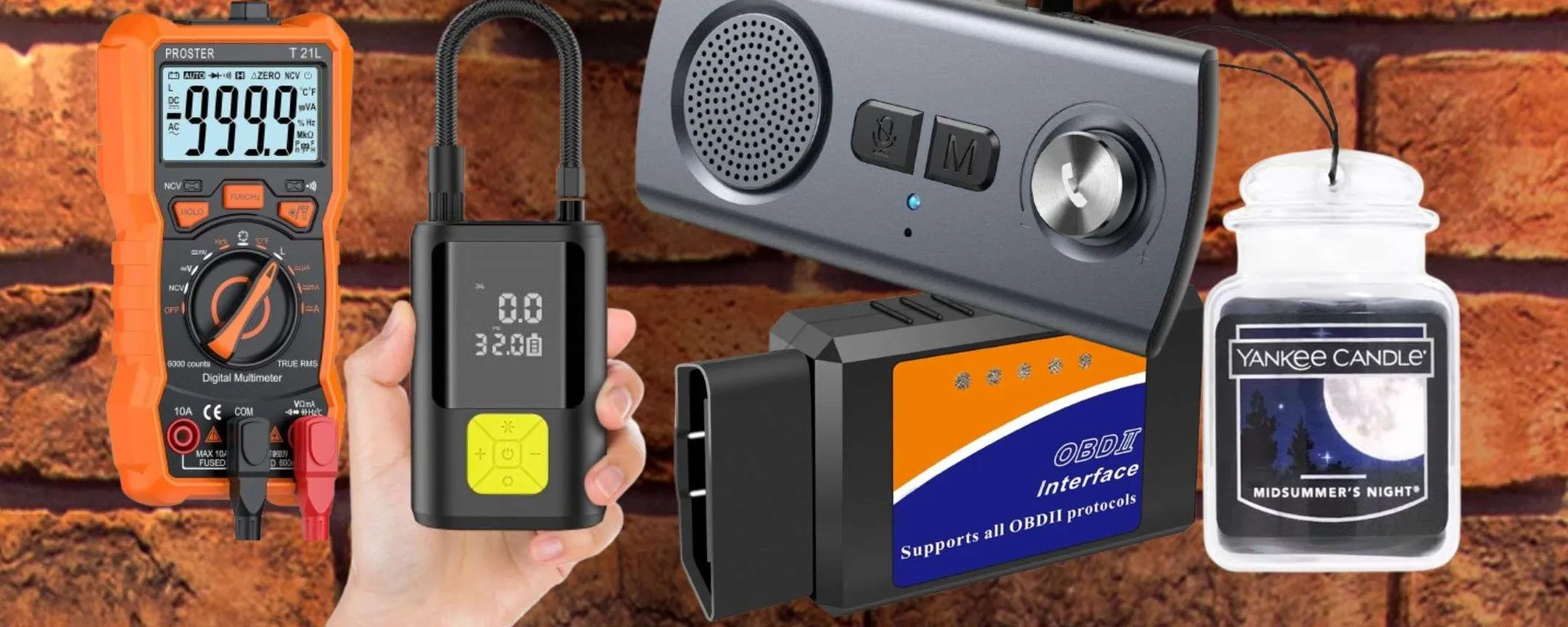 Tutto per la tua auto su Amazon: accessori indispensabili a partire da 5,99€
