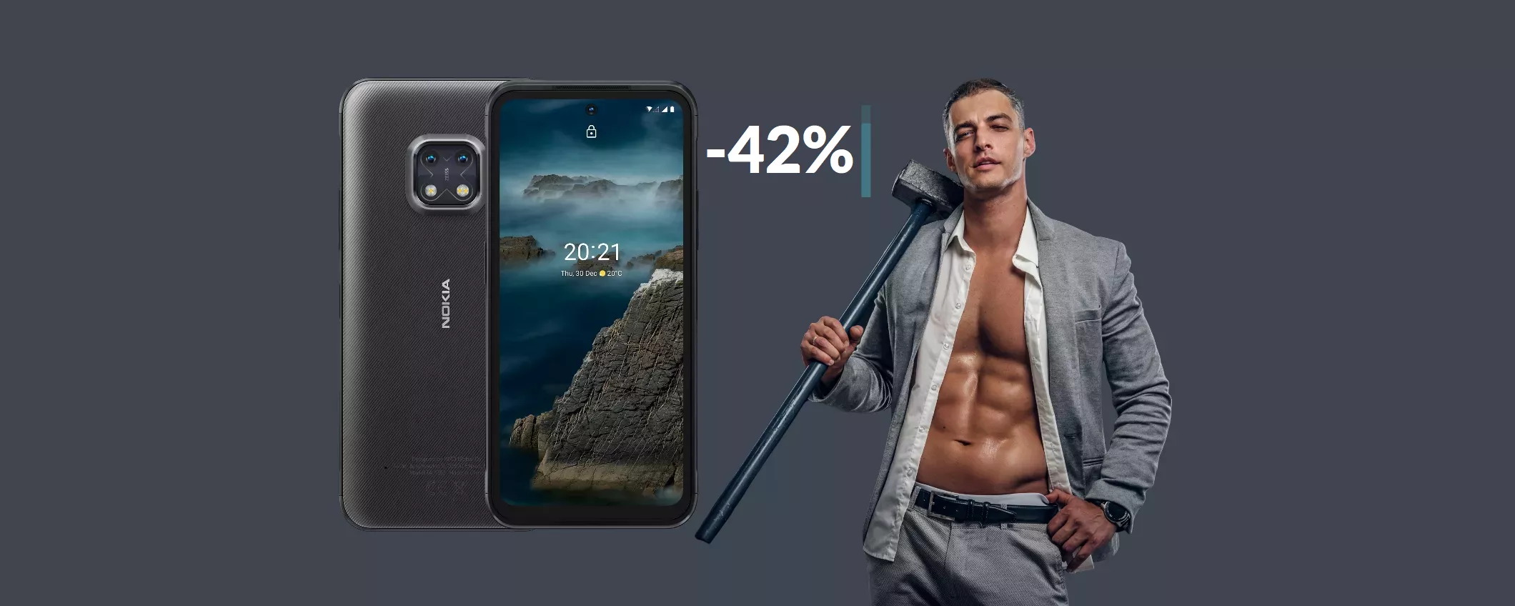 Nokia XR20 5G: lo smartphone indistruttibile è in SUPER SCONTO