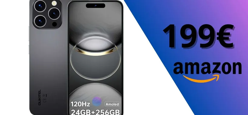Assomiglia ad un iPhone ma è un POTENTE smartphone Android con 24GB di RAM (Amazon)