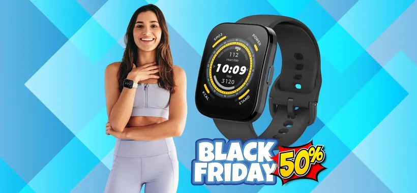 Amazfit Bip 5 a metà prezzo per l'ultimo giorno di Black Friday Amazon