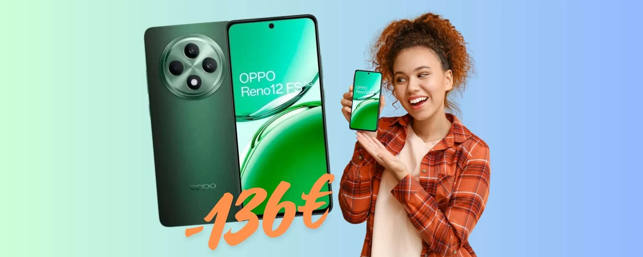 OPPO Reno12 FS 5G con 12GB di RAM e 521GB di archiviazione a un super prezzo
