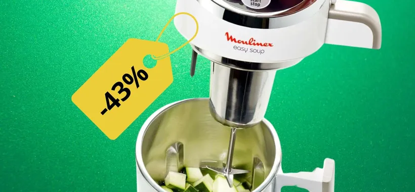 Zuppe deliziose alla portata di tutti: il Moulinex Easy Soup è in super offerta