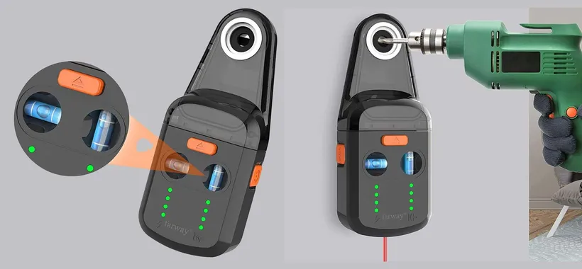 GENIALE: questa livella laser assurda ASPIRA la polvere del trapano (27€)