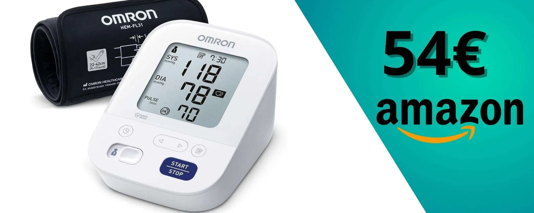 Pressione sotto controllo con l'Omron X3 Comfort: oggi in offerta a meno di 55€