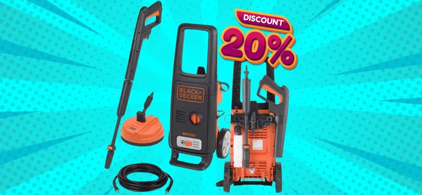 BLACK+DECKER: idropulitrice ad alta pressione tua a soli 87€