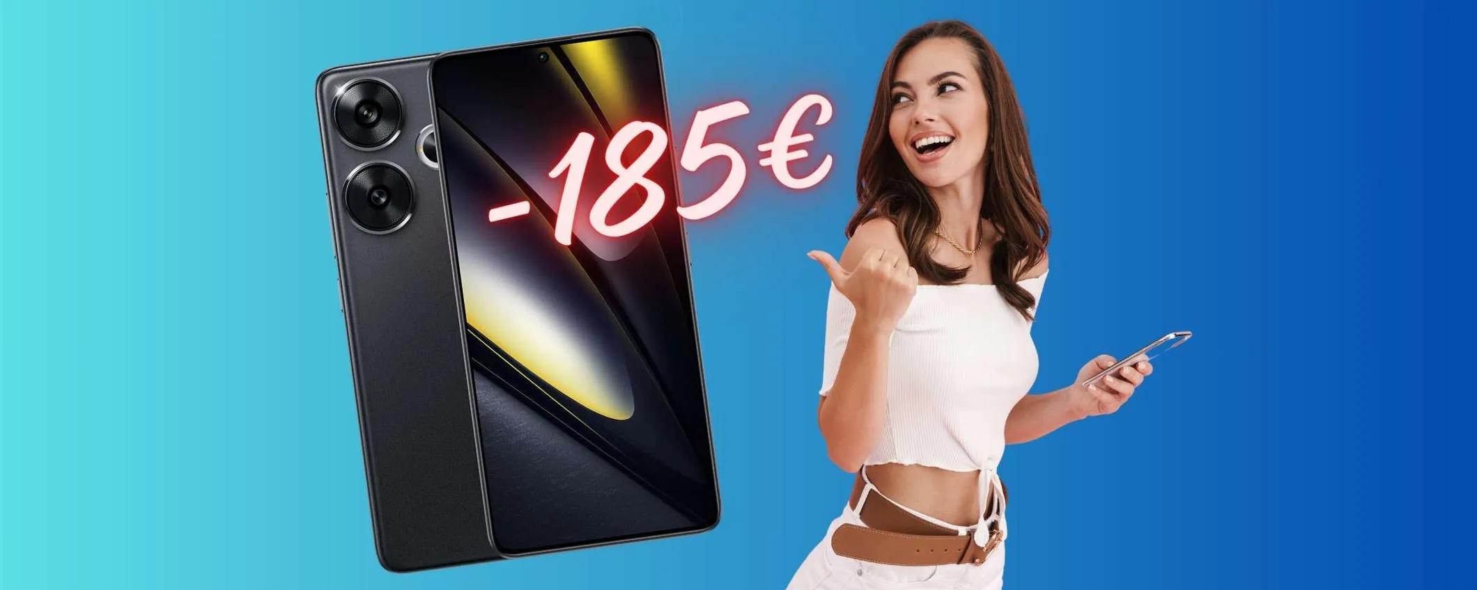 POCO F6 5G (12+512GB) in PROMO su eBay con RISPARMIO di 185€