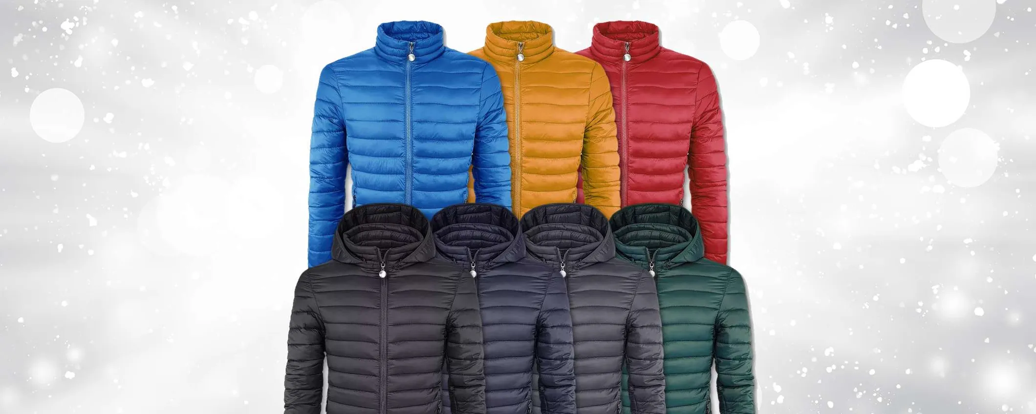 Piumino VEQUE da uomo: coloratissimo, caldo, offerta a soli 25€