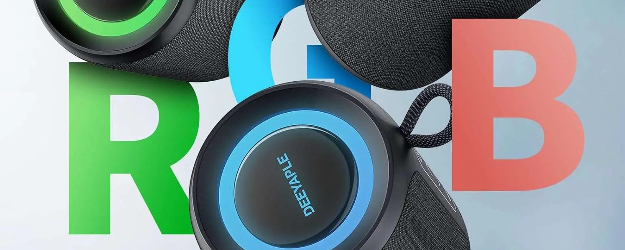 Solo 19,75€ per questa POTENTE cassa Bluetooth portatile con luce RGB
