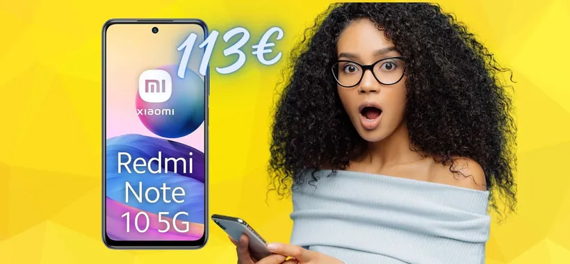 Redmi Note 10 5G da 128 GB Dual Sim a MENO della METÀ (113€)