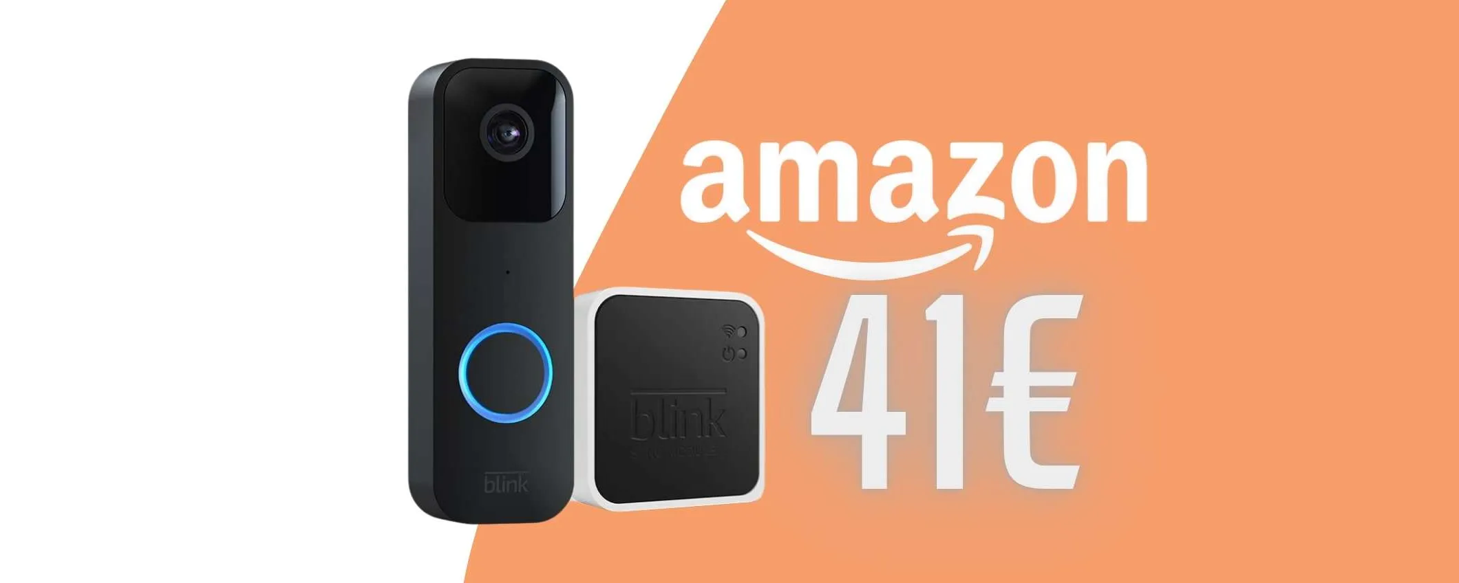 Blink: videocitofono smart con audio bidirezionale e installazione semplice (41€)