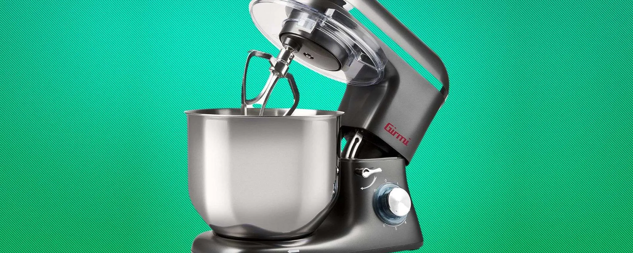 Impastatrice planetaria da 8 litri, prezzo folle su Amazon: tanta qualità a meno di 130€