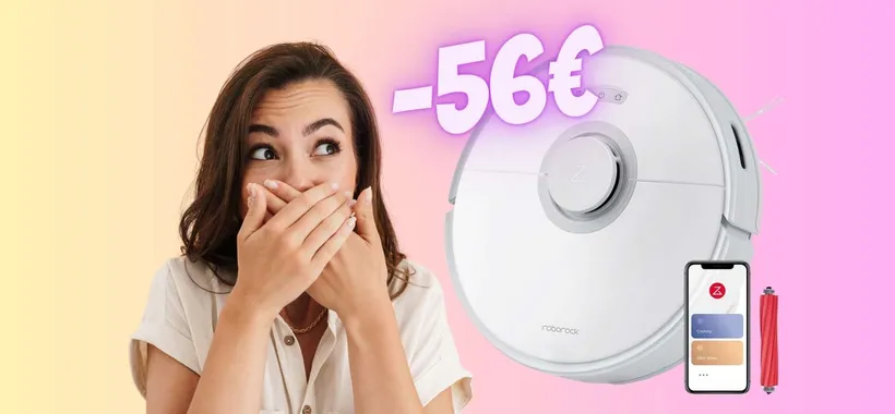 Roborock Q7 MAX: il robot che aspira e lava è tuo a 56€ in MENO