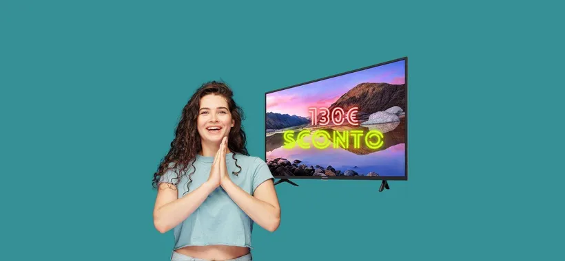 Xiaomi TV P1 43": ottieni 130€ di SCONTO su eBay