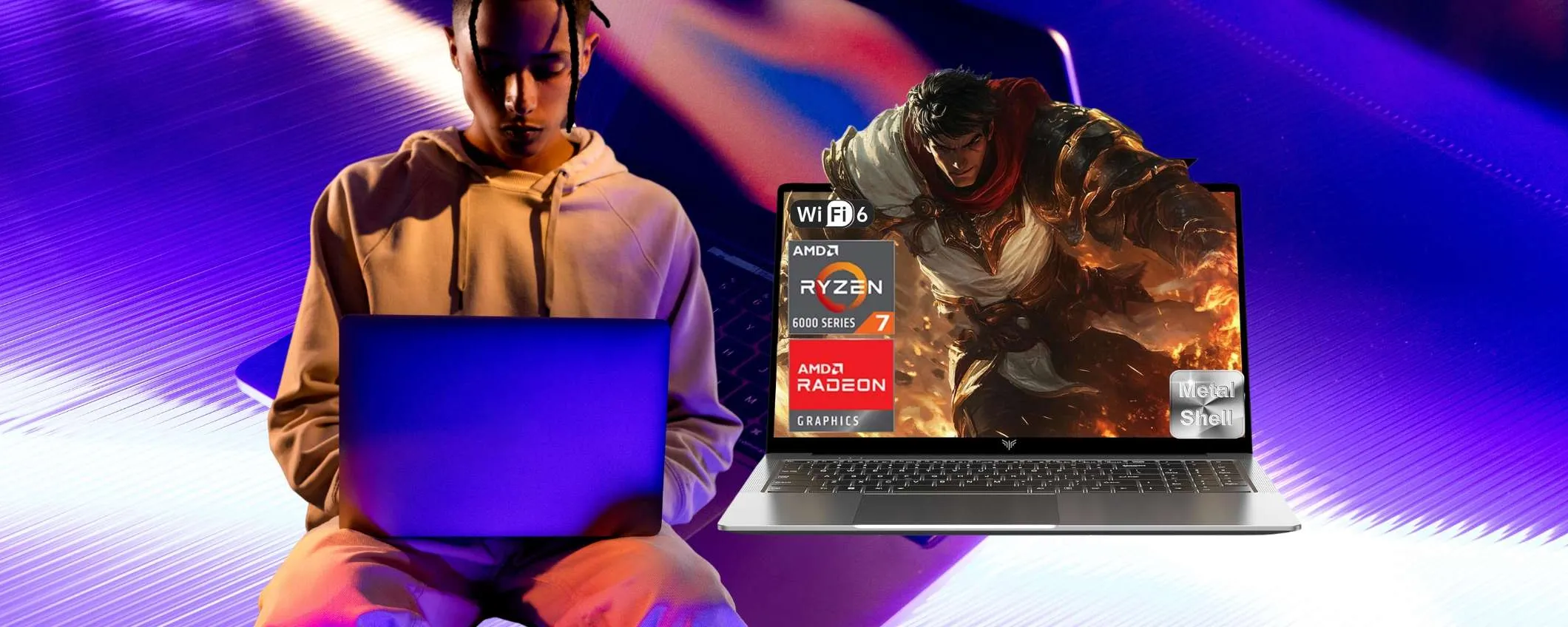 Notebook con AMD Ryzen 7 e Radeon 680M: perfetto anche per i videogiochi