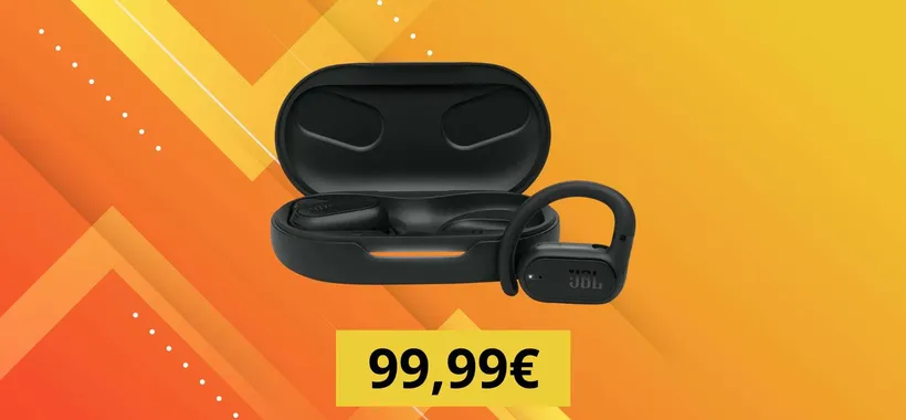 Risparmia il 33% sugli auricolari JBL Soundgear Sense: bassi perfetti e tanta autonomia