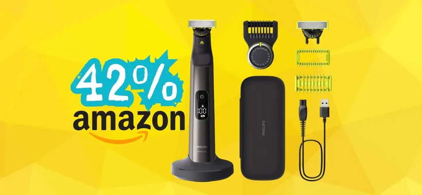 Philips OneBlade Pro 360 è il fantastico regolabarba con tutto incluso (-42%)