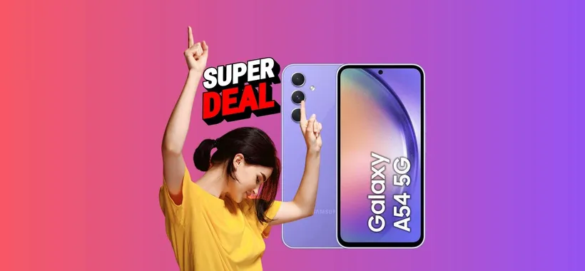 Samsung Galaxy A54 a PREZZO BOMBA su eBay: da non perdere
