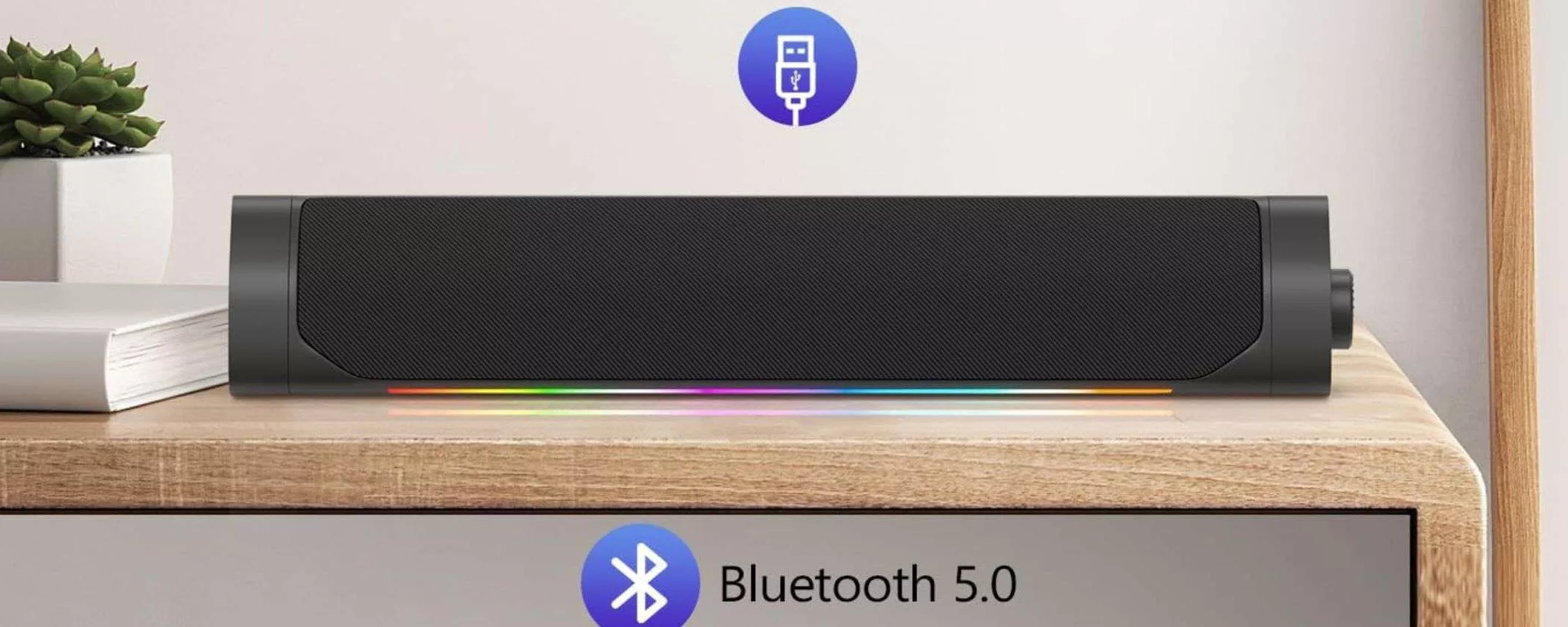 Soundbar Bluetooth a 26,99€: compatta e POTENTE, prezzo SHOCK (Amazon)