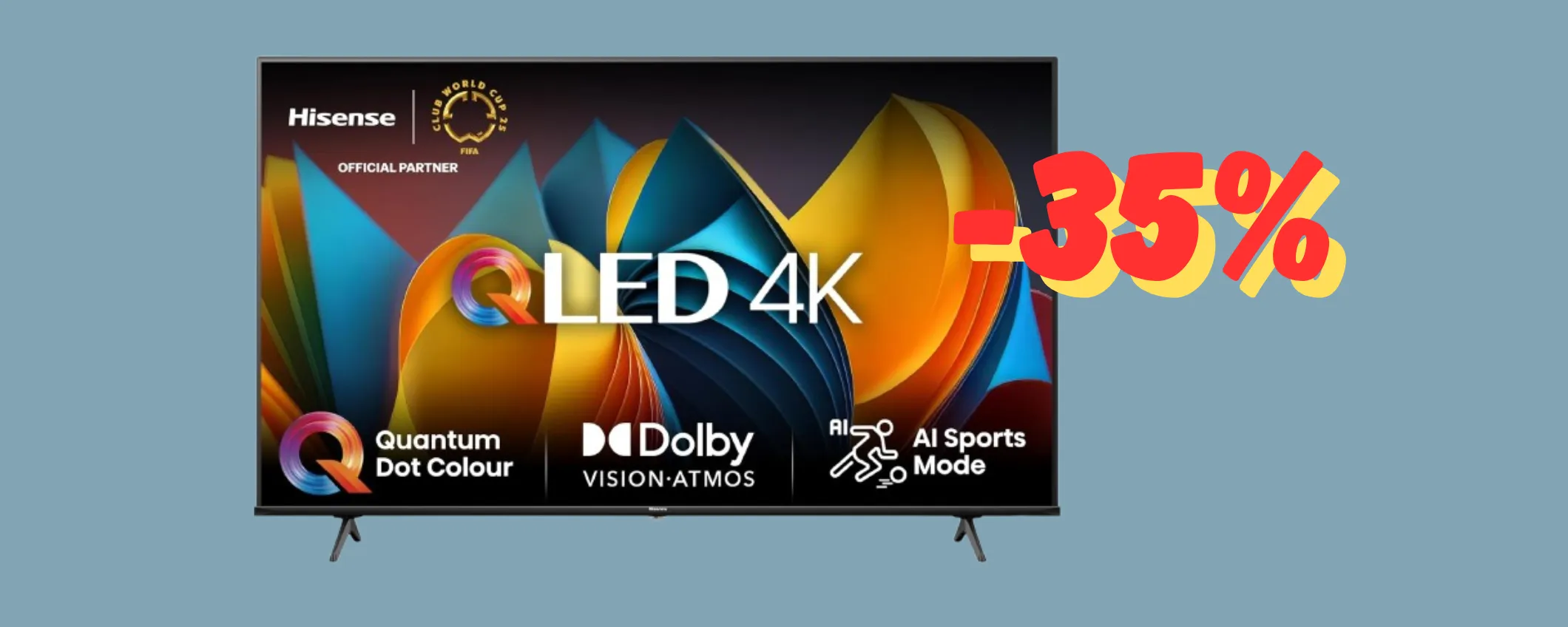 Il televisore Hisense QLED da acquistare subito