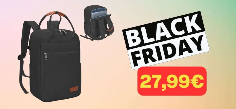 Zaino bagaglio perfetto per Ryanair in sconto Black Friday su Amazon